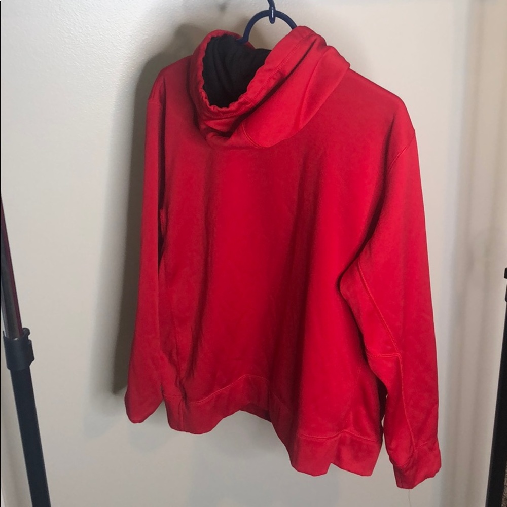 Nike Red Sweatshirt Pullover Hoodie Graphic - Picture 5 of 5